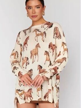 Show Me Your MuMu Bon Fire Wild Horses Sweater